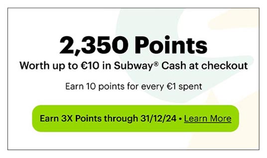 All-new Subway Rewards®