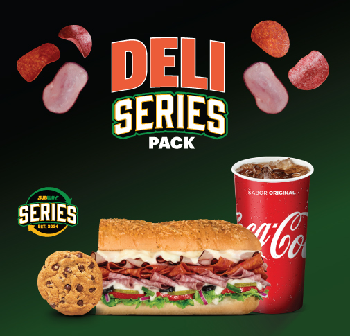 Sub 6inch with cookie and fountain drink