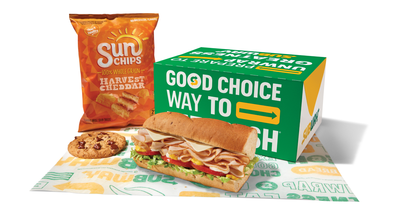 Turkey Sandwich Box Meal with chips and cookie
