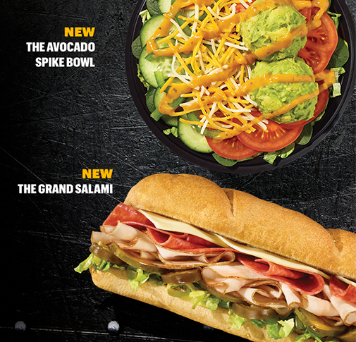 New The Avocado Spike Bowl. New The Grand Salami.
