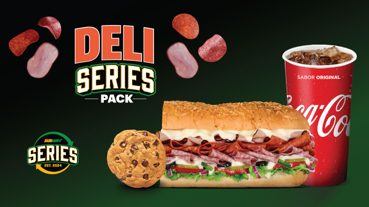 Sub 6inch with cookie and fountain drink