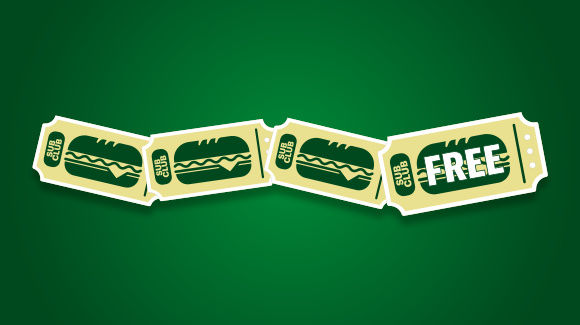 4 tickets with the last one on the right marked "FREE"