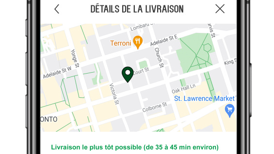 Optez pour la livraison Subwayᴹᴰ ou le ramassage express