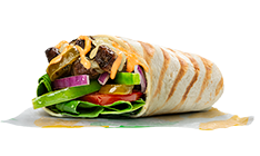 Chipotle Steak Melt Grilled Wrap