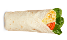 Spinach & Egg Wrap